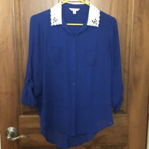 🎉Sale 5/$25 clothes and shoes! 
Cobalt blue shirt